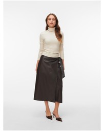 Vero Moda - Polly Faux Midi Skirt