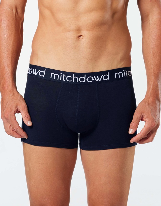 Mitch Dowd - Mens Bamboo Trunk 3 Pack - Navy