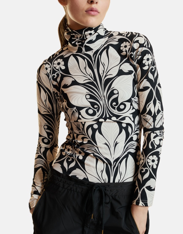 Cynthia Rowley - Turtle Neck Lycra Top