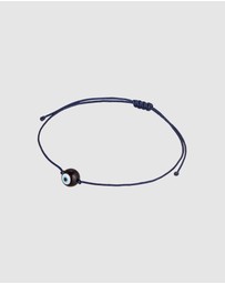 Kuzzoi - ICONIC EXCLUSIVE - Bracelet Nylon Evil Eye Glass Bead