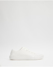 Holster - Connie EVA Sneakers - White Glitter - Unisex