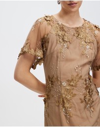 Pink Ruby - Adored Flare Sleeve Dress