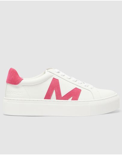 WHITE/HOT PINK