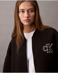 Calvin Klein Jeans - Smooth Cropped Relaxed Bomber Jacket