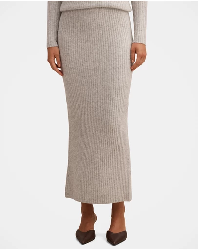 Forever New - Marcie Ribbed Knitted Skirt