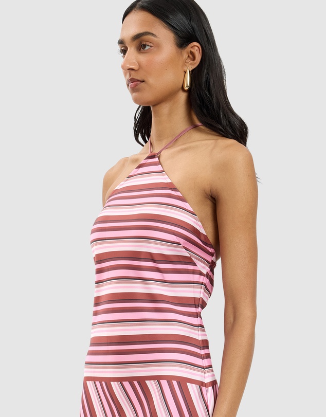 With Harper Lu - Halter Maxi Dress