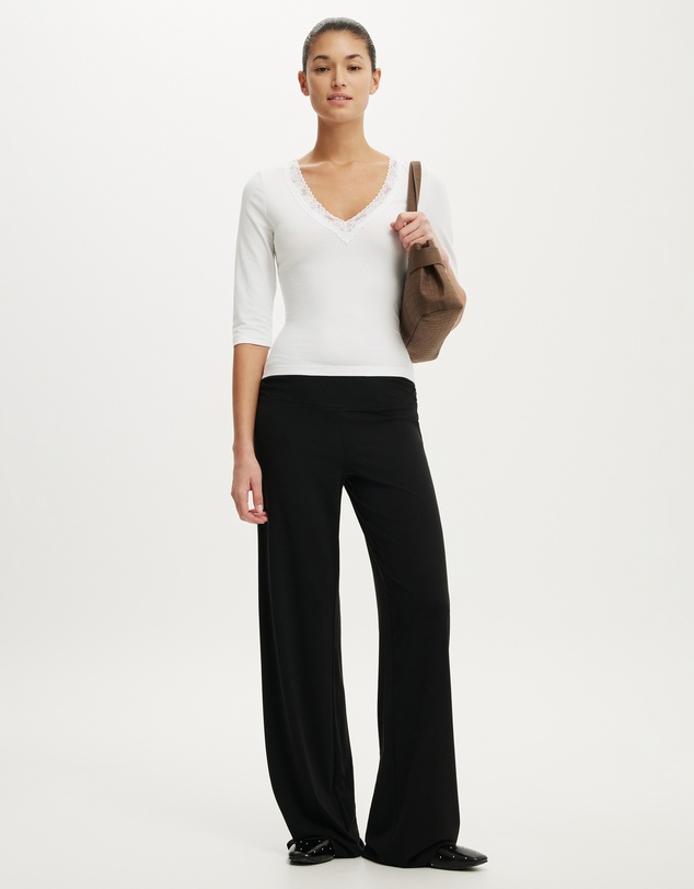 Cotton On - Eva Lace 3/4 Top