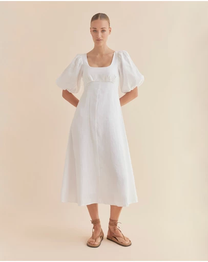 Amelius - Romilly Linen Midi Dress
