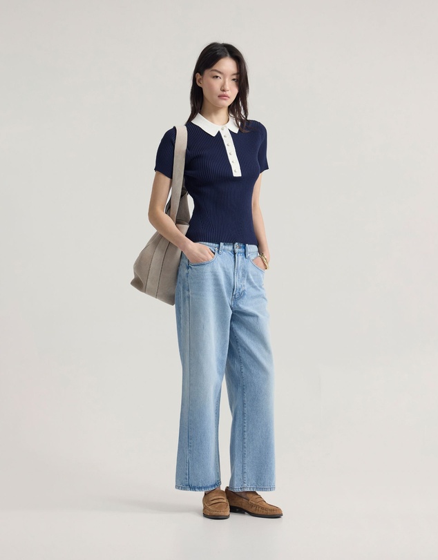 Oxford - Monique Rib Polo Knit