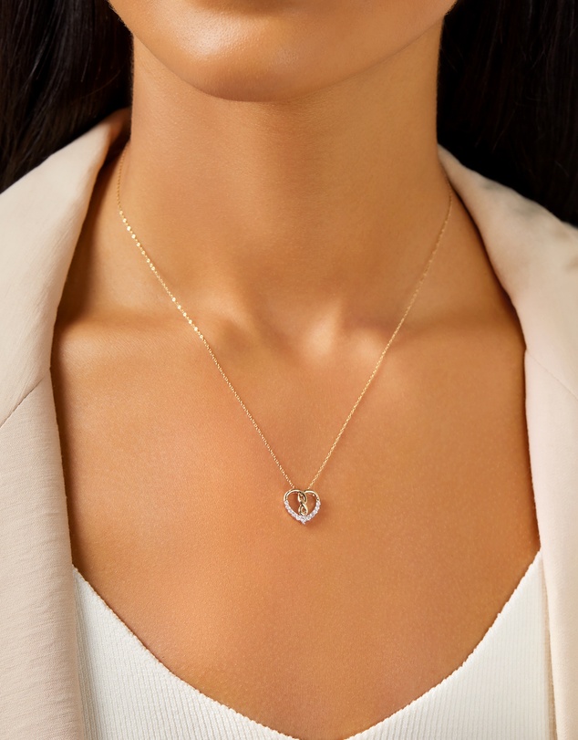 Michael Hill - Infinitas Pendant with 0.15 Carat TW of Diamonds in 10kt Yellow Gold