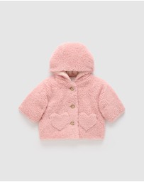 Purebaby - Shearling Padded Jacket -Kids-Babies