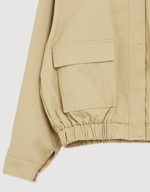 Revibe - Repaired AERE Ines Funnel Neck Bomber - AU 10