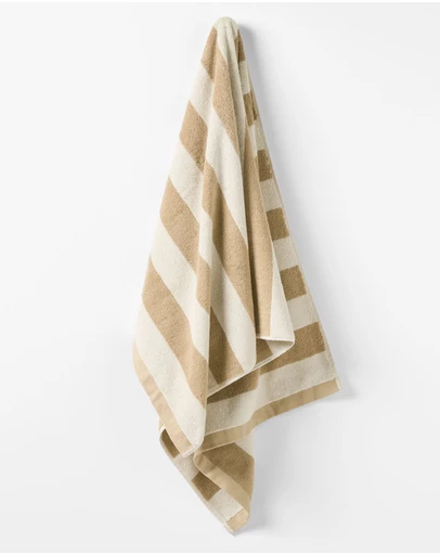 Aura Home - Riviera Stripe Bath Towel