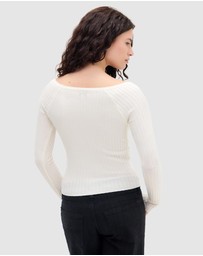 BDG By Urban Outfitters - Knit Wrap Top