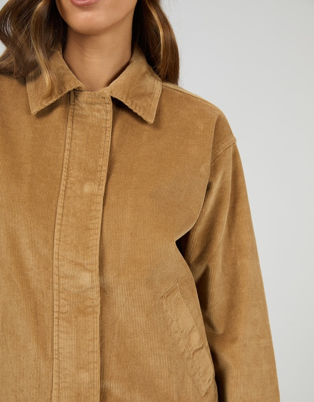 All About Eve - Bambi Cord Bomber Tan