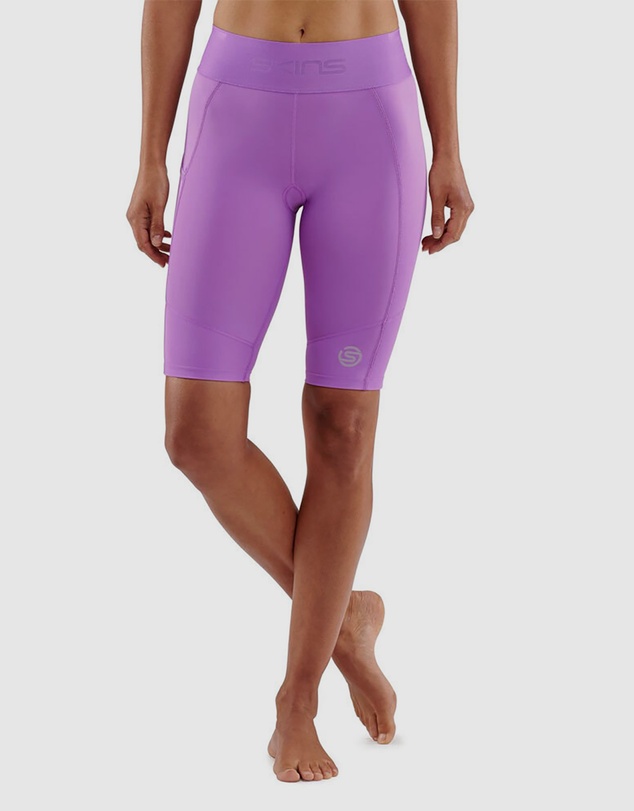 SKINS - SKINS Compression Series-3 Women's Half Tights Activewear Iris Orchid