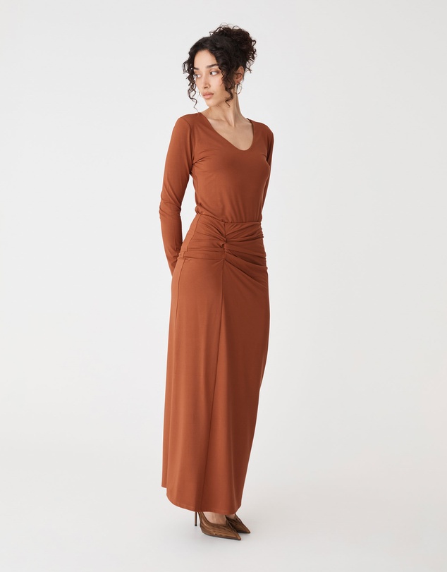 Forcast - Dasha Ruched Bamboo Skirt