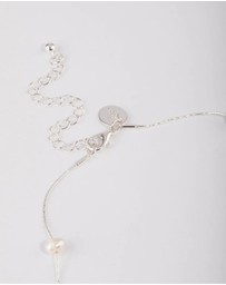Lovisa - Silver Plated Freshwater Pearl Dotted Fine Necklace