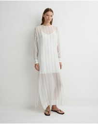 BONDI BORN - Capri Silk Tunic Dress