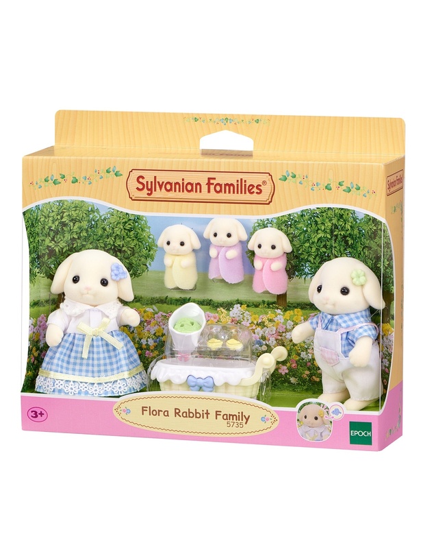 Sylvanian Families - Sylvanian Families Flora Rabbit Family