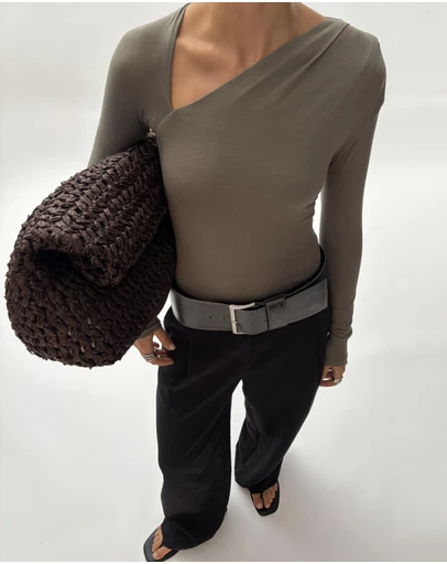 Minima Esenciales - Sienna Draped Bodysuit