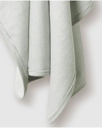 Wilson & Frenchy - Organic Stripe Rib Bunny Rug - Babies