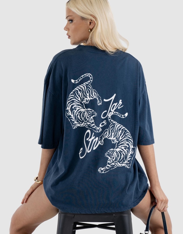 JGR & STN - Tiger Oversized Tee