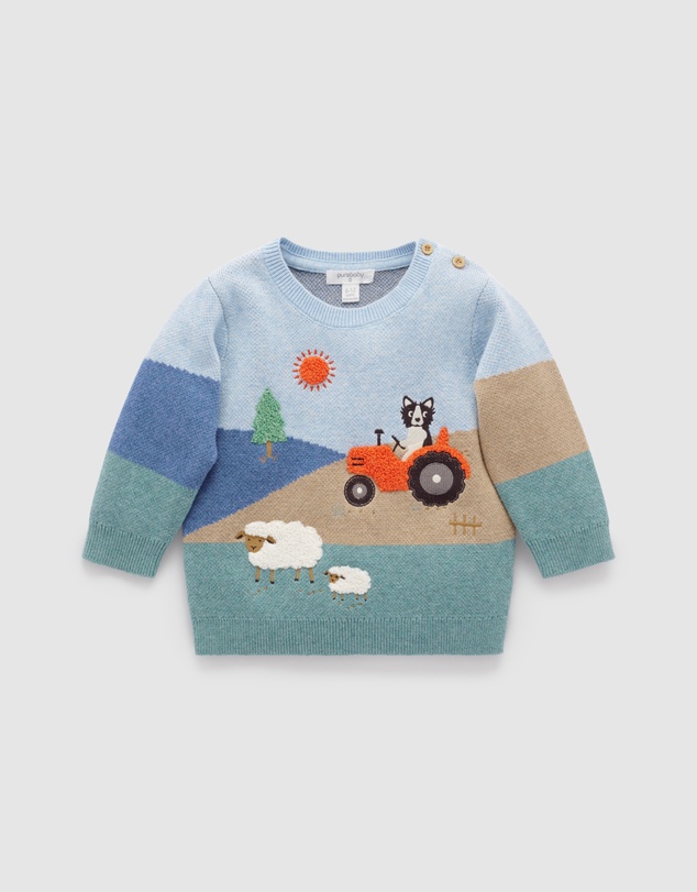 Purebaby - Pasture Jumper - Babies-Kids