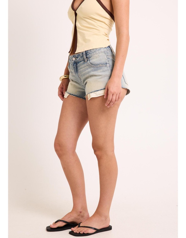 Insight - Presley Low Slashed Denim Shorts