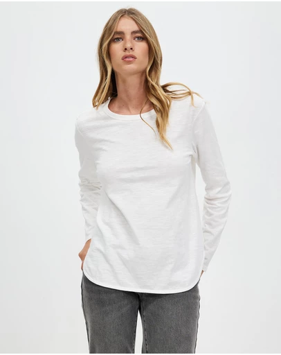 White By FTL - Leo Long Sleeve Tee