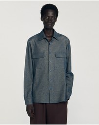 Sandro - Flannel Pocket Shirt