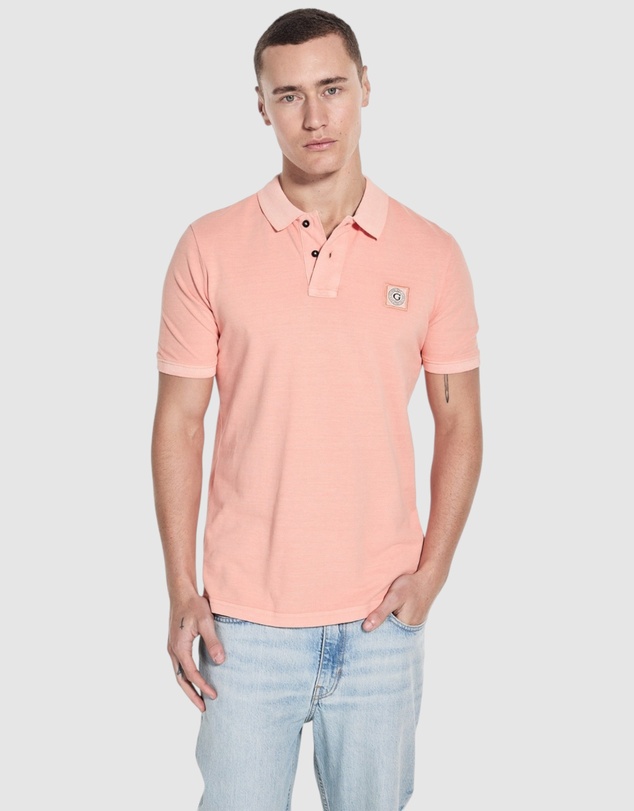GUESS - Eco Washed Polo Shirt