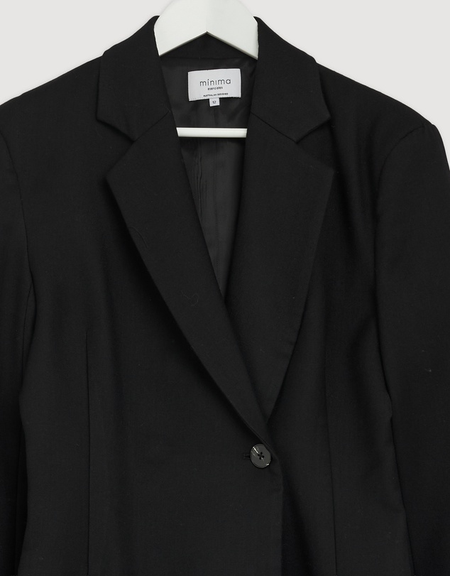 Revibe - Repaired Minima Esenciales Belle Single Breasted Blazer - AU 12
