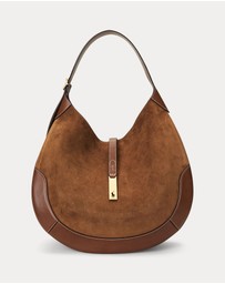 Polo Ralph Lauren - Polo ID Suede Large Shoulder Bag