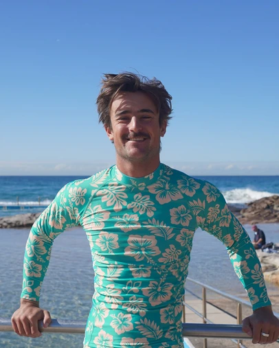 Budgy Smuggler - Lei-zy Days Men's Rash Vest