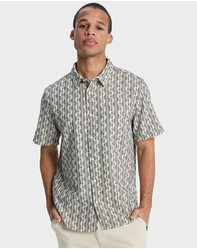 Quiksilver - Mens Horizons Short Sleeve Shirt