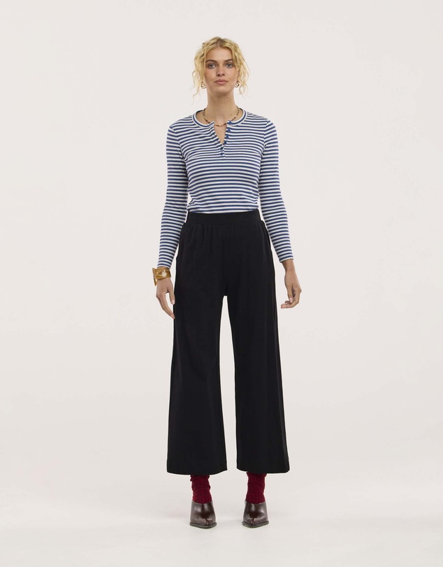 Obus - Traveller Waffle Henley Top