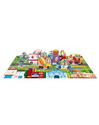 Sassi - 3D Puzzle And Book Learn Colours Vehicles