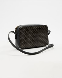 Calvin Klein - Emblem Allover Print Elongated Camera Bag