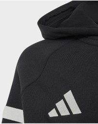 adidas Performance - All Blacks Leisurewear Full Zip Hoodie Youth Kids