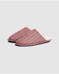 Tommy Hilfiger - Essential Flannel Pyjamas and Slippers Gift Set