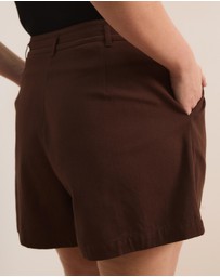 Atmos&Here Curvy - Ginny Cotton Twill Shorts