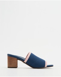 Vionic - Fleur Heeled Sandal - Dark Blue