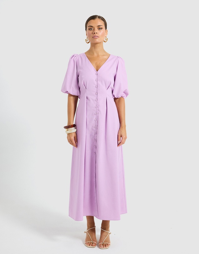 Pasduchas - Vera Button Midi Dress