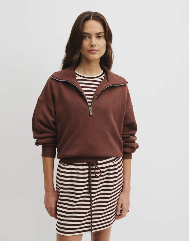 Country Road - Australian Cotton Funnel Neck Sweat
