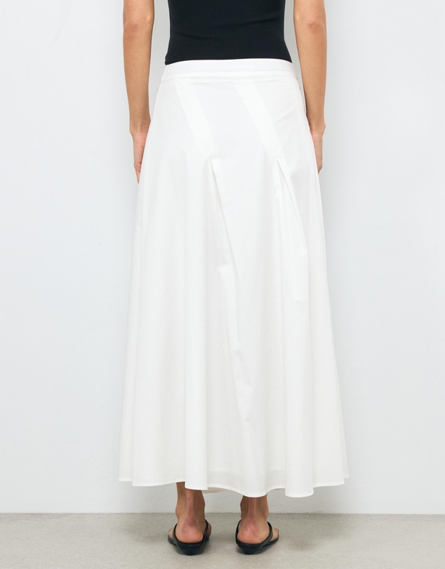AERE - Tahlia Soft Pleat A-Line Maxi Skirt