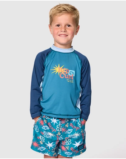 Rip Curl - Wave Dayz UPF LS Rashguard - Kids