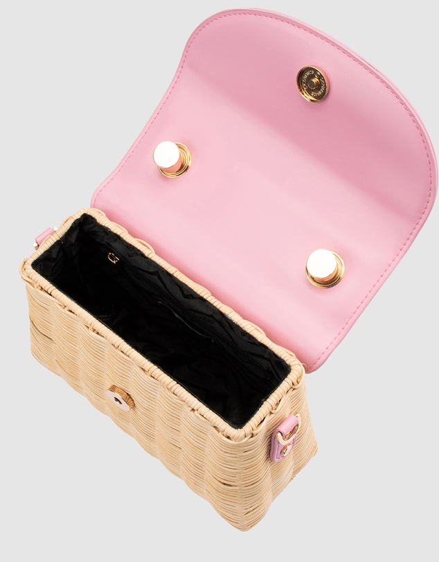 Olga Berg - Elle Wicker Top Handle