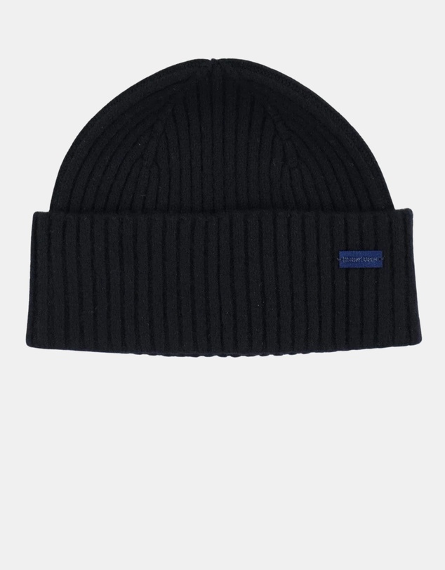 Henry Bucks - HENRY BUCKS Merino Wool Beanie BLACK