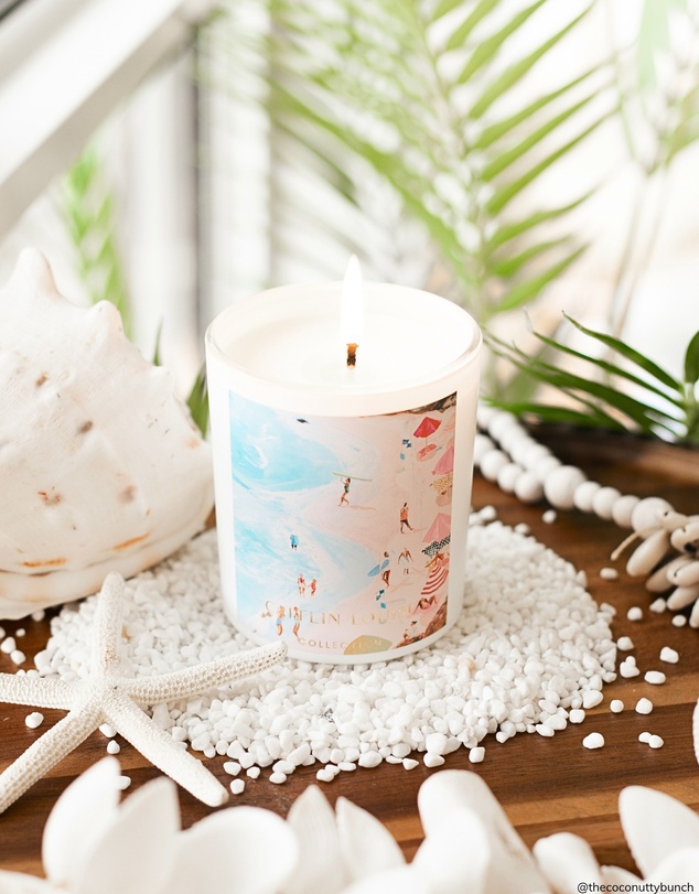Caitlin Louise Collection - Coconut & Cedar Leaf Scented Artist Candle
